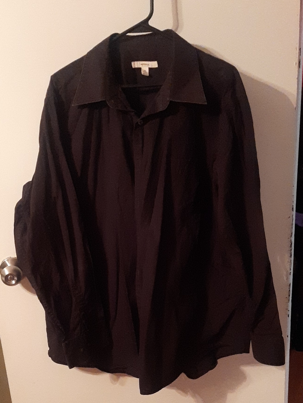 Black Men's Dress Shirt - Unknown Brand